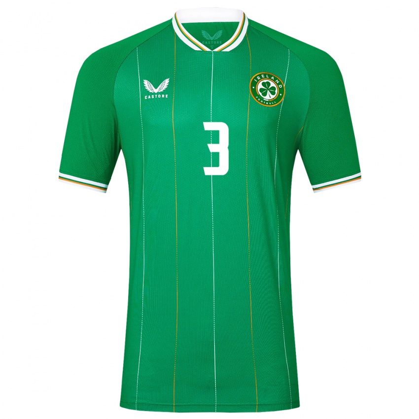 Niño Camiseta Irlanda Alex Murphy #3 Verde 1ª Equipación 24-26 La Camisa Perú