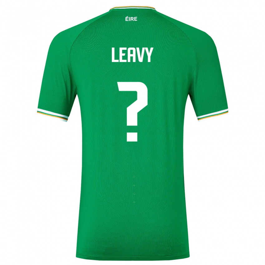 Niño Camiseta Irlanda Kian Leavy #0 Verde 1ª Equipación 24-26 La Camisa Perú