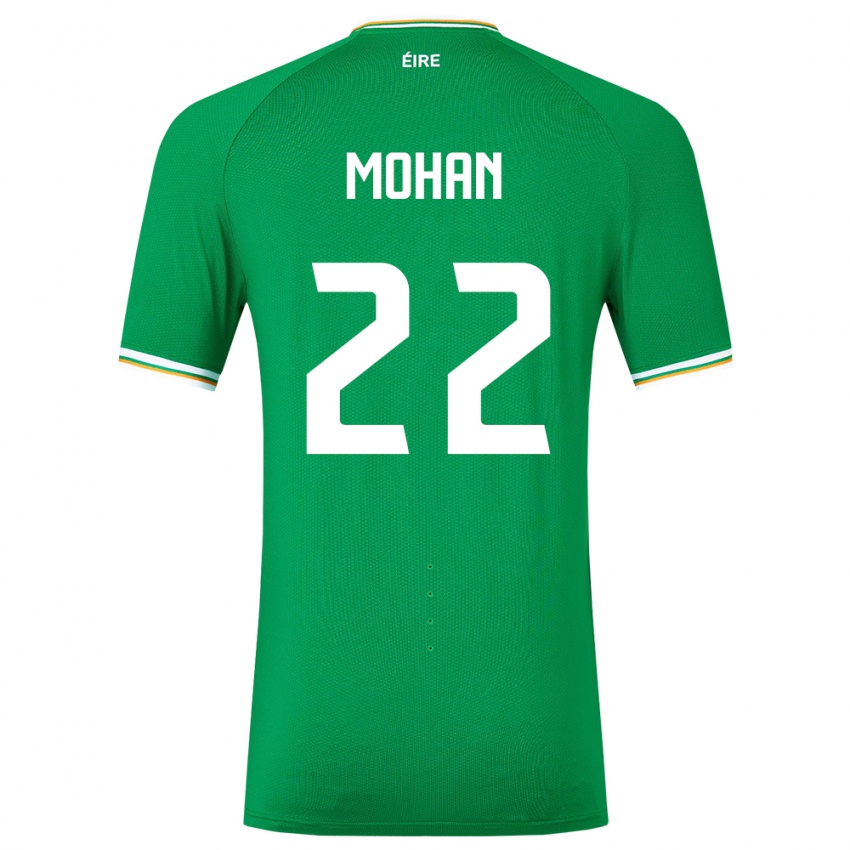 Niño Camiseta Irlanda Stephen Mohan #22 Verde 1ª Equipación 24-26 La Camisa Perú