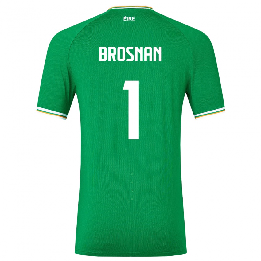 Niño Camiseta Irlanda Courtney Brosnan #1 Verde 1ª Equipación 24-26 La Camisa Perú