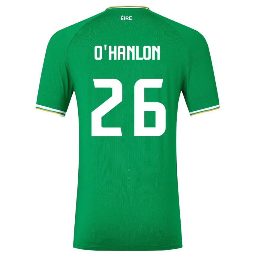 Niño Camiseta Irlanda Tara O'hanlon #26 Verde 1ª Equipación 24-26 La Camisa Perú