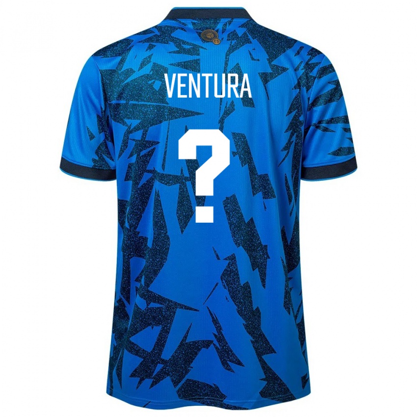 Niño Camiseta El Salvador Michael Ventura #0 Azul 1ª Equipación 24-26 La Camisa Perú