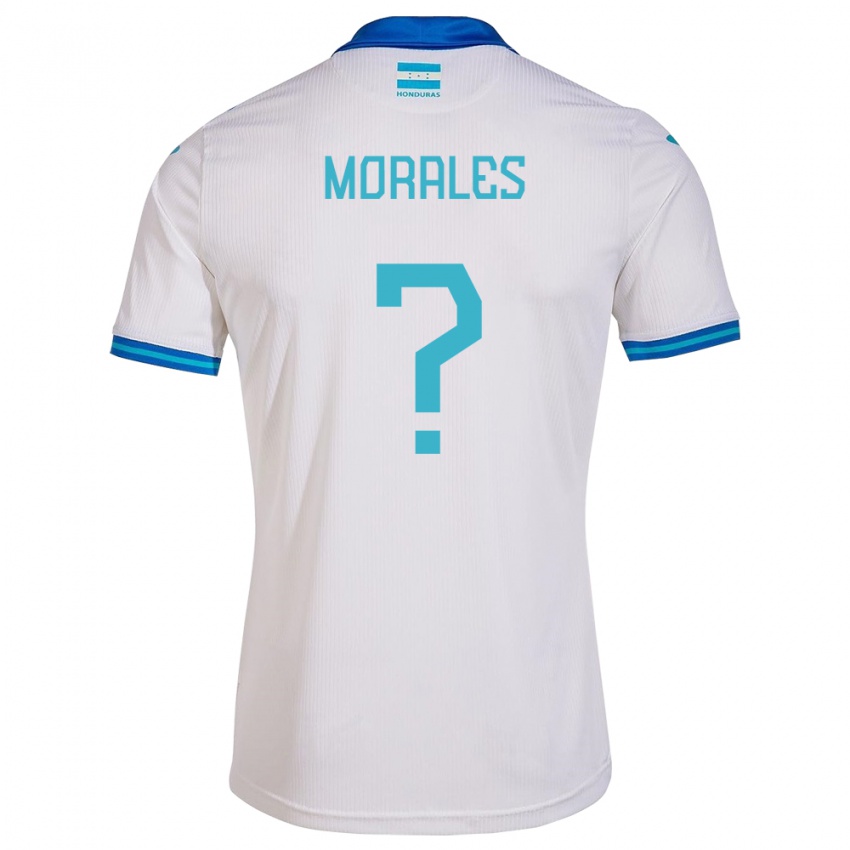 Niño Camiseta Honduras Melida Morales #0 Blanco 1ª Equipación 24-26 La Camisa Perú