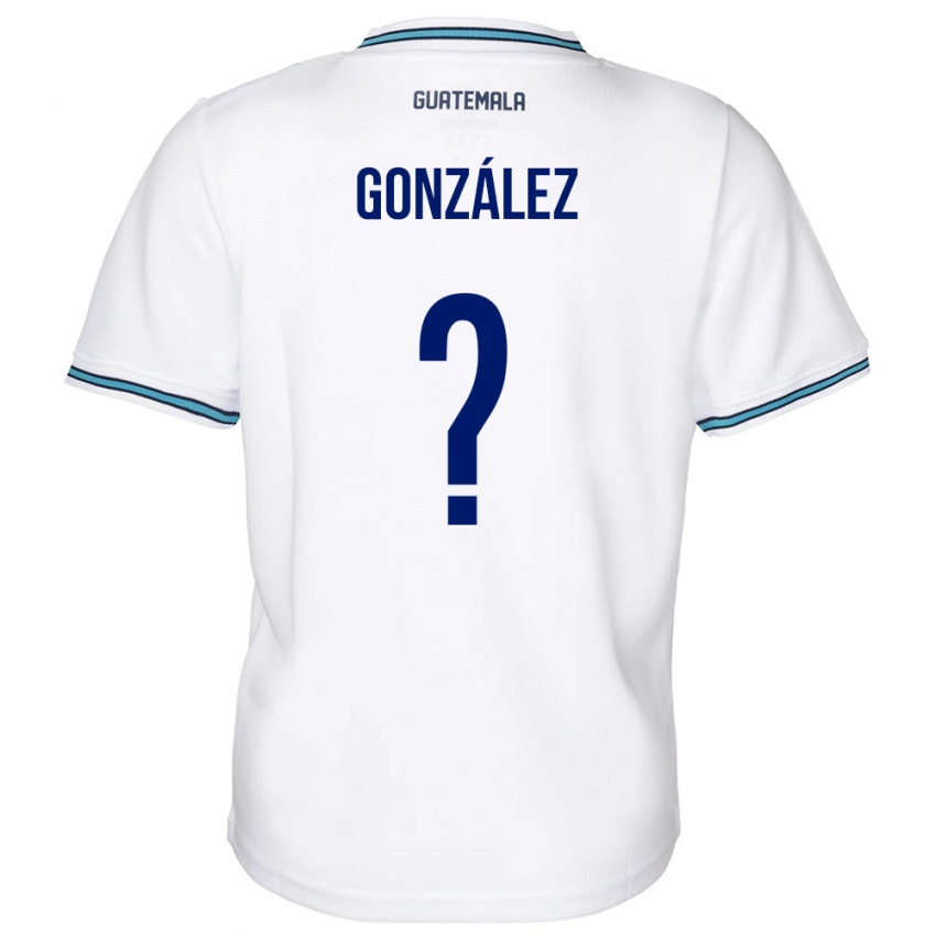 Niño Camiseta Guatemala Erick González #0 Blanco 1ª Equipación 24-26 La Camisa Perú