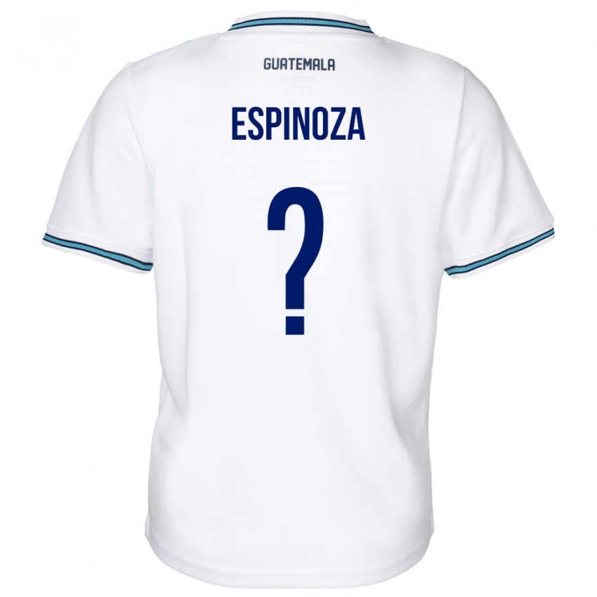 Niño Camiseta Guatemala José Espinoza #0 Blanco 1ª Equipación 24-26 La Camisa Perú
