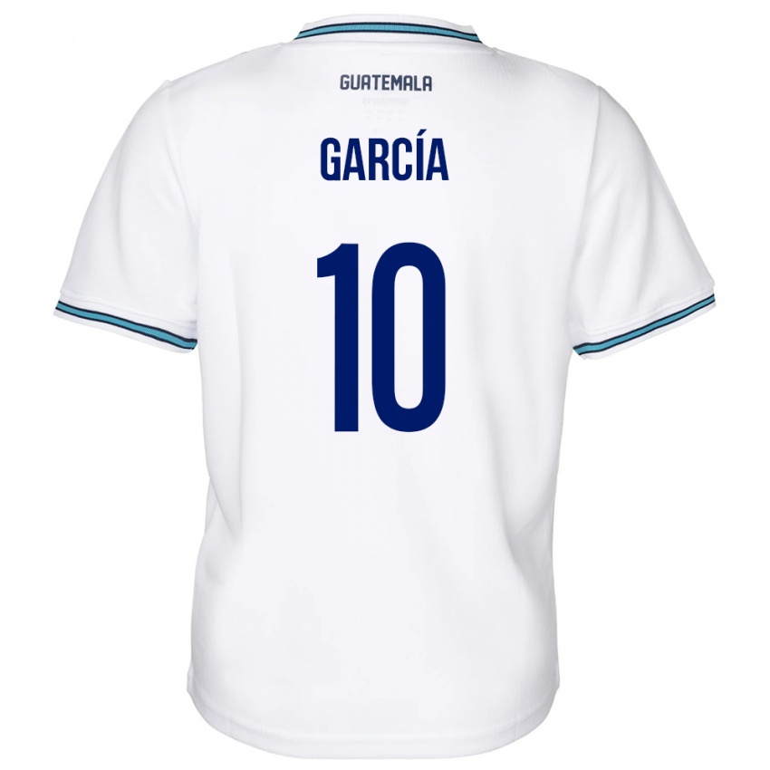 Niño Camiseta Guatemala Gabriel García #10 Blanco 1ª Equipación 24-26 La Camisa Perú