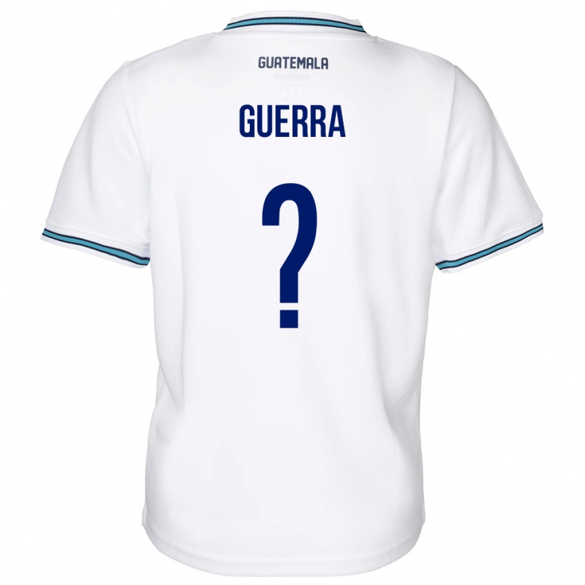 Niño Camiseta Guatemala Decarlo Guerra #0 Blanco 1ª Equipación 24-26 La Camisa Perú