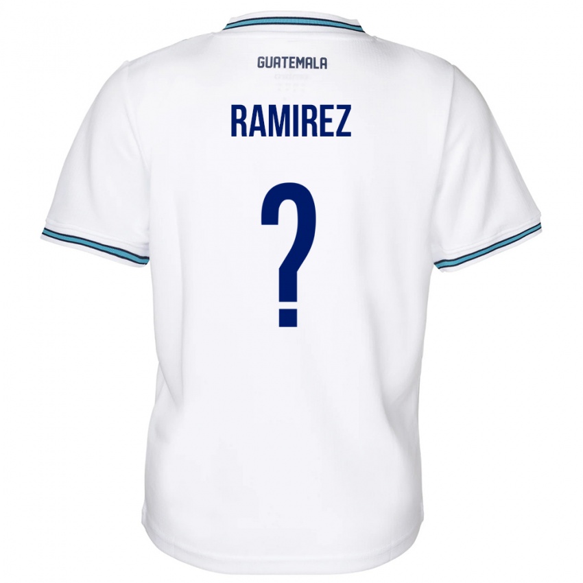 Niño Camiseta Guatemala Nelson Ramirez #0 Blanco 1ª Equipación 24-26 La Camisa Perú