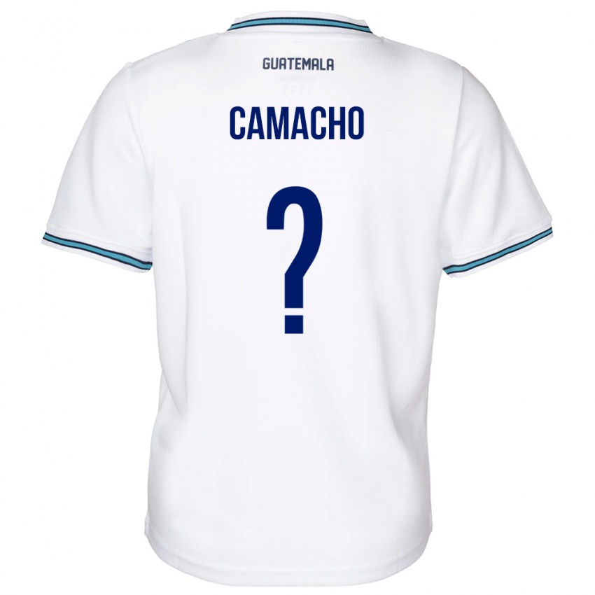 Niño Camiseta Guatemala Samuel Camacho #0 Blanco 1ª Equipación 24-26 La Camisa Perú