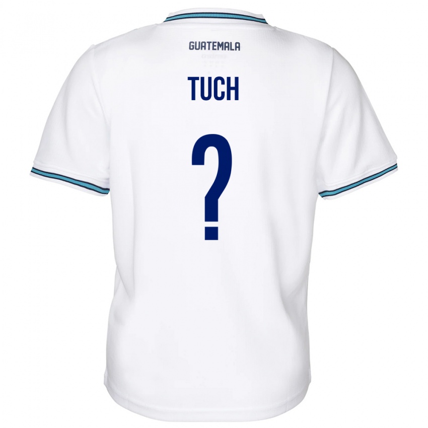 Niño Camiseta Guatemala Lorenzo Tuch #0 Blanco 1ª Equipación 24-26 La Camisa Perú