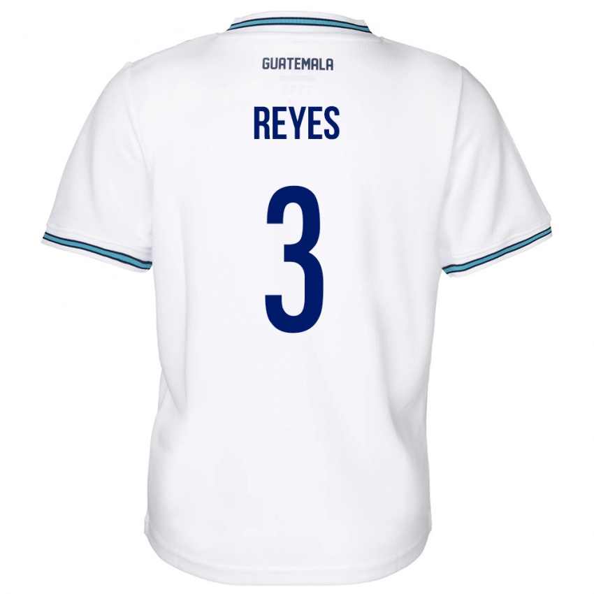 Niño Camiseta Guatemala Martha Reyes #3 Blanco 1ª Equipación 24-26 La Camisa Perú