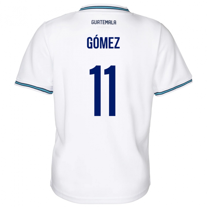 Niño Camiseta Guatemala Savianna Gómez #11 Blanco 1ª Equipación 24-26 La Camisa Perú