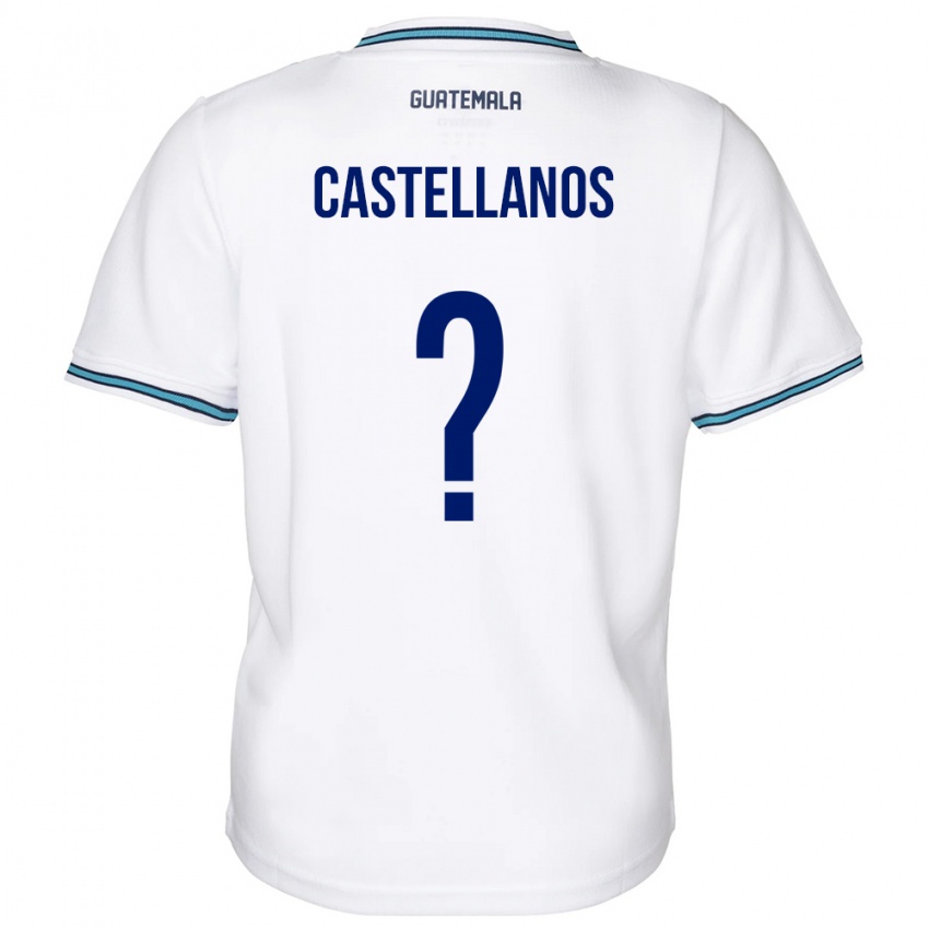 Niño Camiseta Guatemala Jezmin Castellanos #0 Blanco 1ª Equipación 24-26 La Camisa Perú