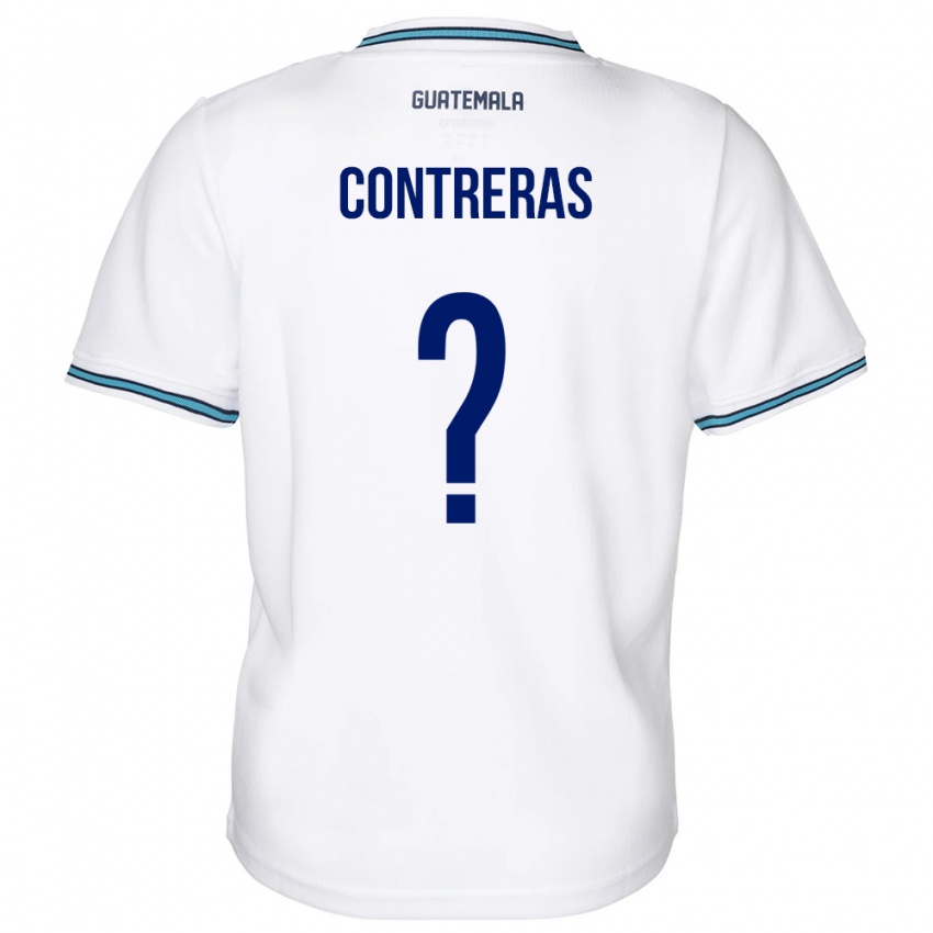 Niño Camiseta Guatemala Betzael Contreras #0 Blanco 1ª Equipación 24-26 La Camisa Perú