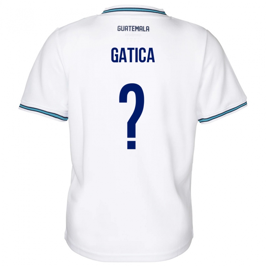 Niño Camiseta Guatemala Celeste Gatica #0 Blanco 1ª Equipación 24-26 La Camisa Perú