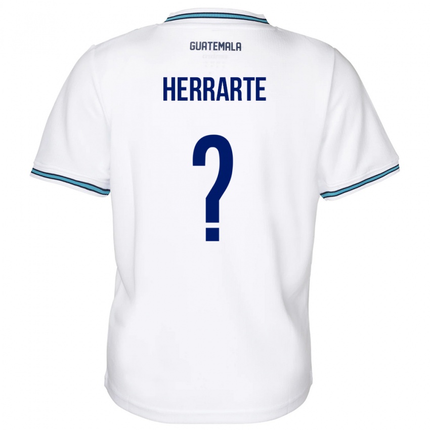 Niño Camiseta Guatemala María Herrarte #0 Blanco 1ª Equipación 24-26 La Camisa Perú