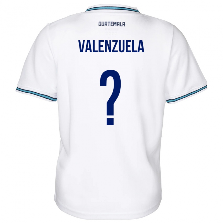Niño Camiseta Guatemala Briana Valenzuela #0 Blanco 1ª Equipación 24-26 La Camisa Perú