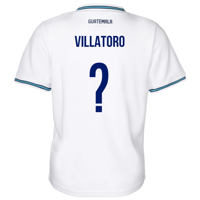 Niño Camiseta Guatemala Grace Villatoro #0 Blanco 1ª Equipación 24-26 La Camisa Perú