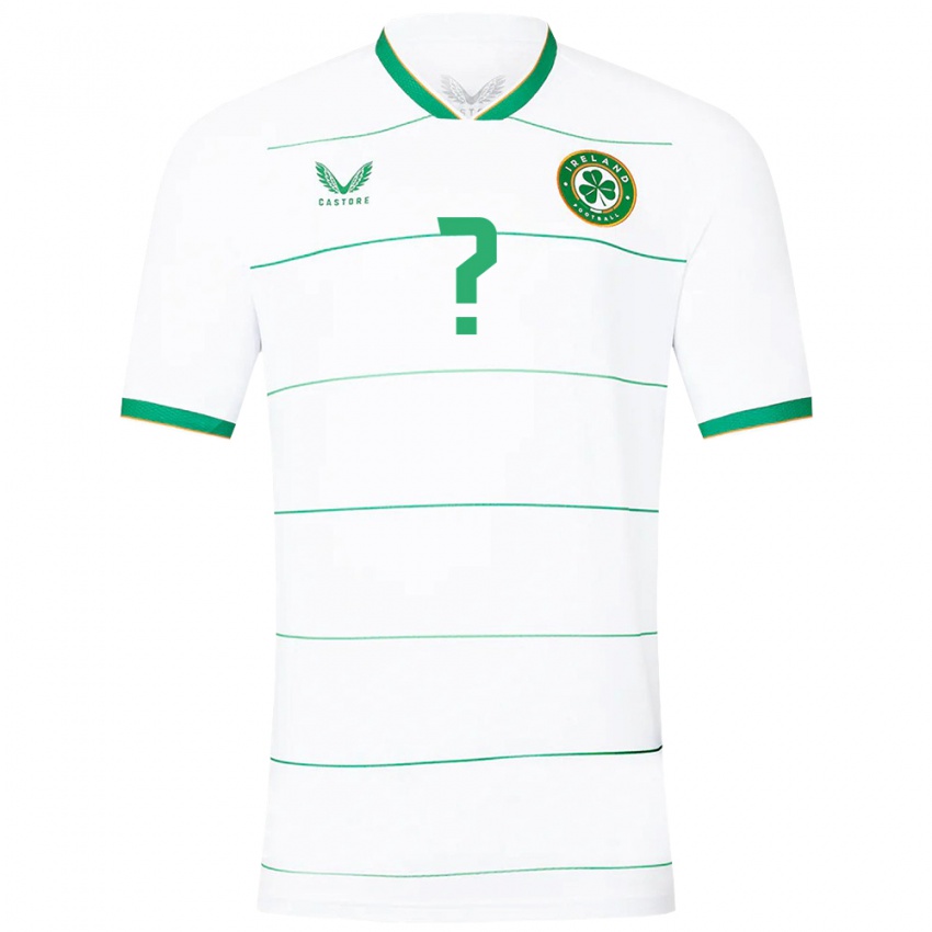 Niño Camiseta Irlanda Nico Jones #0 Blanco 2ª Equipación 24-26 La Camisa Perú