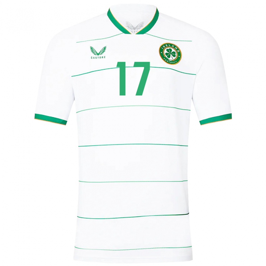 Niño Camiseta Irlanda Jason Knight #17 Blanco 2ª Equipación 24-26 La Camisa Perú