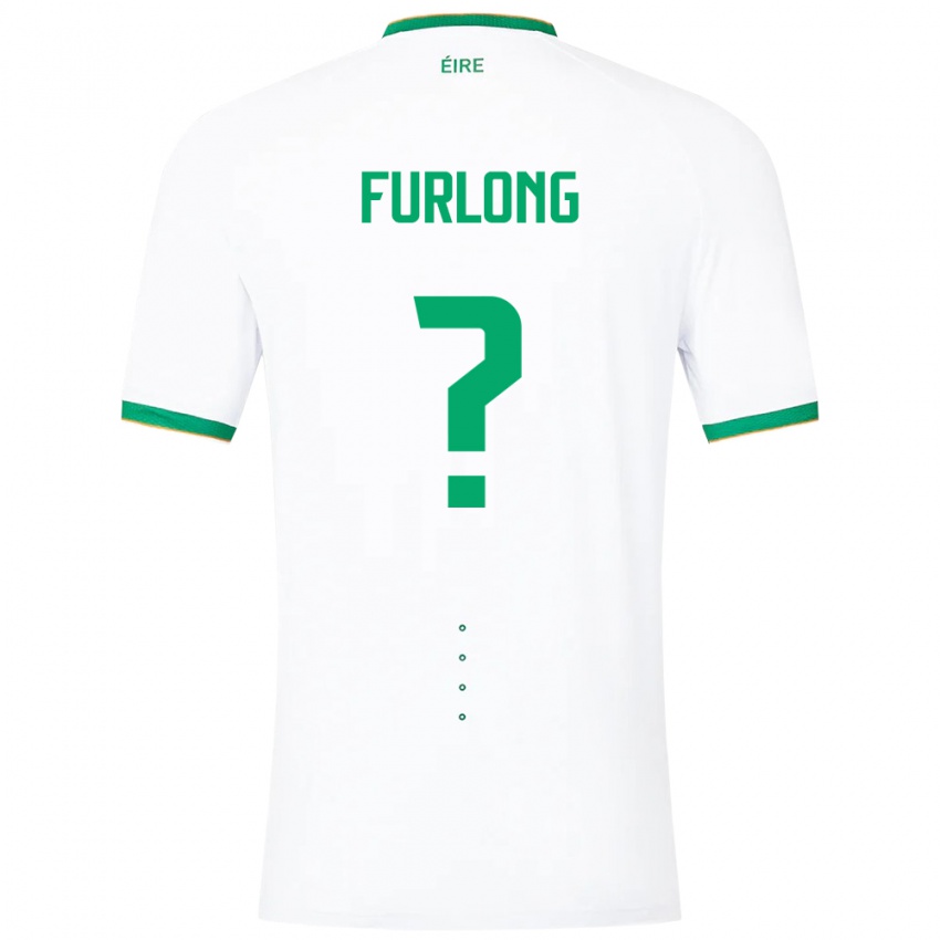 Niño Camiseta Irlanda James Furlong #0 Blanco 2ª Equipación 24-26 La Camisa Perú