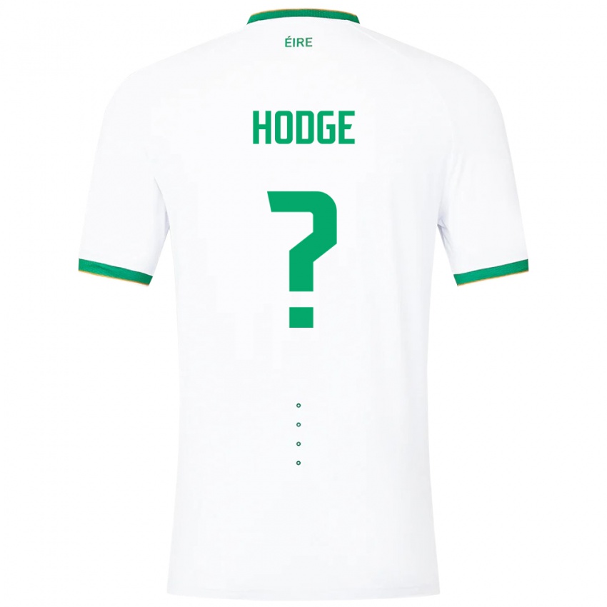 Niño Camiseta Irlanda Joe Hodge #0 Blanco 2ª Equipación 24-26 La Camisa Perú