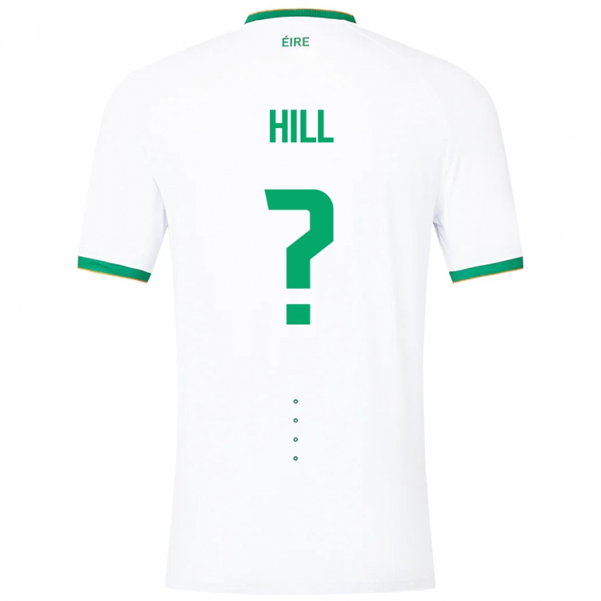 Niño Camiseta Irlanda Tom Hill #0 Blanco 2ª Equipación 24-26 La Camisa Perú