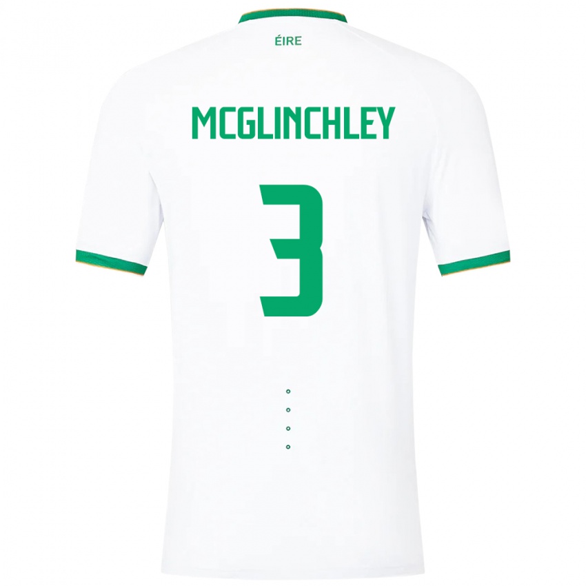 Niño Camiseta Irlanda Harry Mcglinchley #3 Blanco 2ª Equipación 24-26 La Camisa Perú