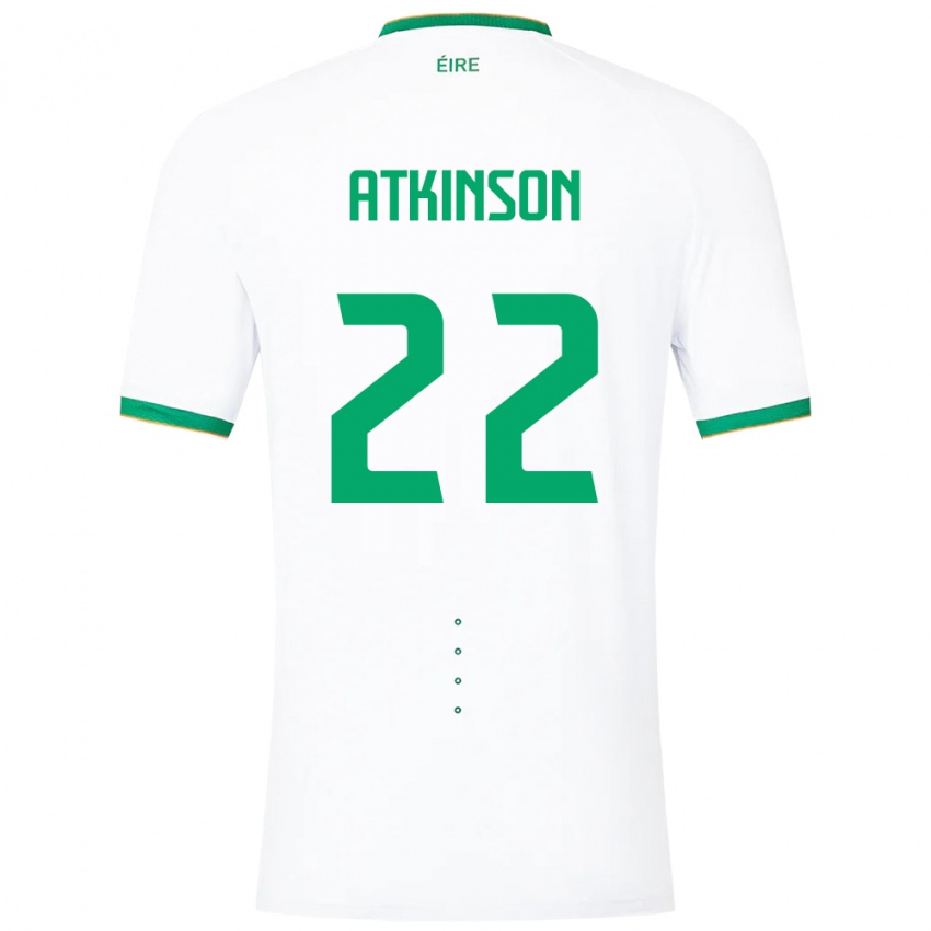 Niño Camiseta Irlanda Isibeal Atkinson #22 Blanco 2ª Equipación 24-26 La Camisa Perú