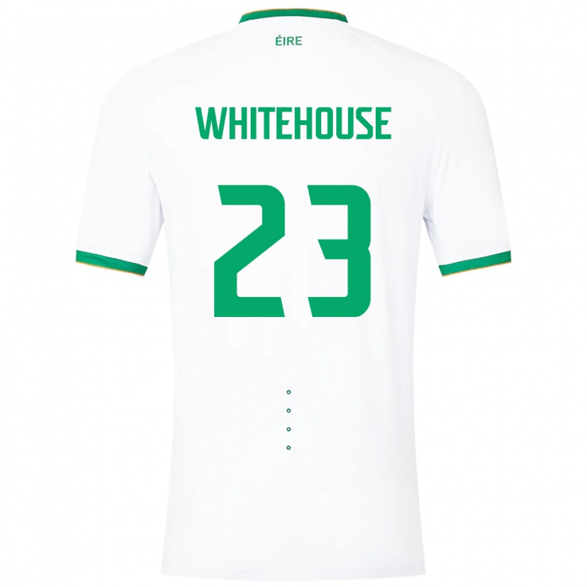 Niño Camiseta Irlanda Sophie Whitehouse #23 Blanco 2ª Equipación 24-26 La Camisa Perú