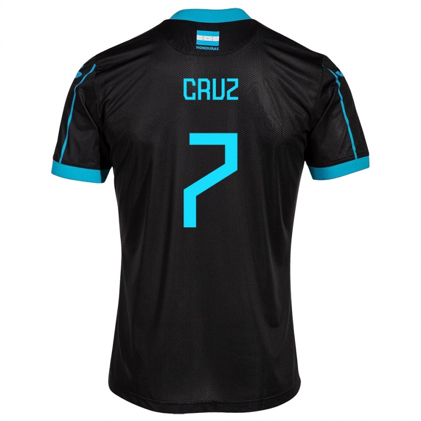 Niño Camiseta Honduras Nixon Cruz #7 Negro 2ª Equipación 24-26 La Camisa Perú