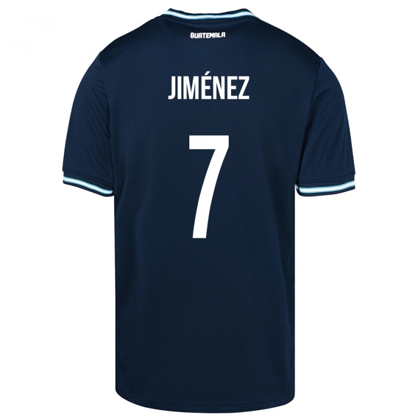 Niño Camiseta Guatemala Cristian Jiménez #7 Azul 2ª Equipación 24-26 La Camisa Perú