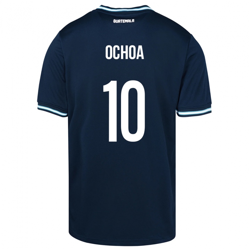 Niño Camiseta Guatemala José Ochoa #10 Azul 2ª Equipación 24-26 La Camisa Perú