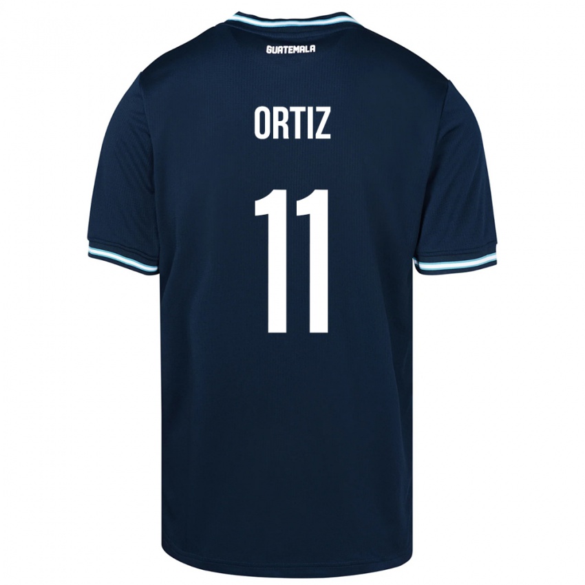 Niño Camiseta Guatemala Andersson Ortiz #11 Azul 2ª Equipación 24-26 La Camisa Perú