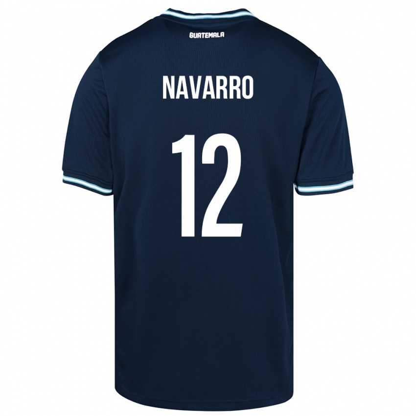 Niño Camiseta Guatemala Kenderson Navarro #12 Azul 2ª Equipación 24-26 La Camisa Perú