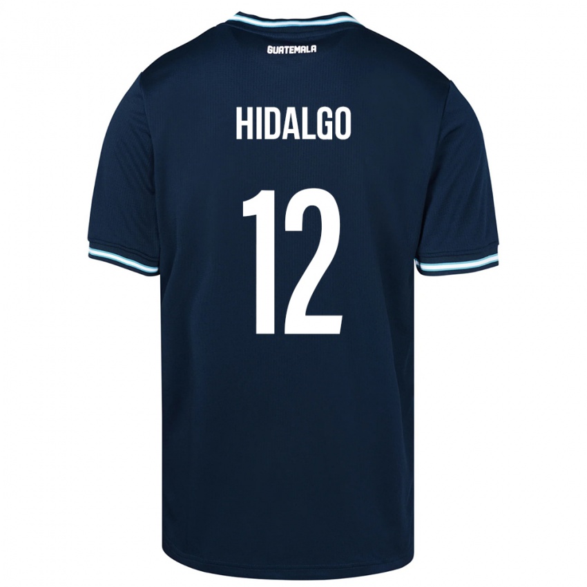 Niño Camiseta Guatemala Angie Hidalgo #12 Azul 2ª Equipación 24-26 La Camisa Perú