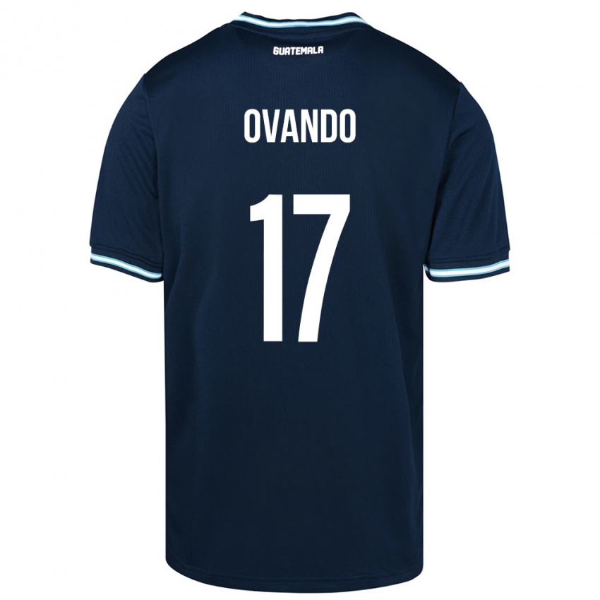 Niño Camiseta Guatemala Sandra Ovando #17 Azul 2ª Equipación 24-26 La Camisa Perú