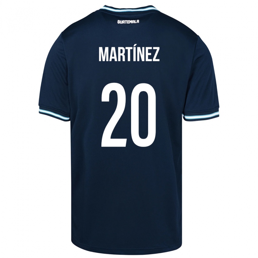 Niño Camiseta Guatemala Ana Lucía Martínez #20 Azul 2ª Equipación 24-26 La Camisa Perú