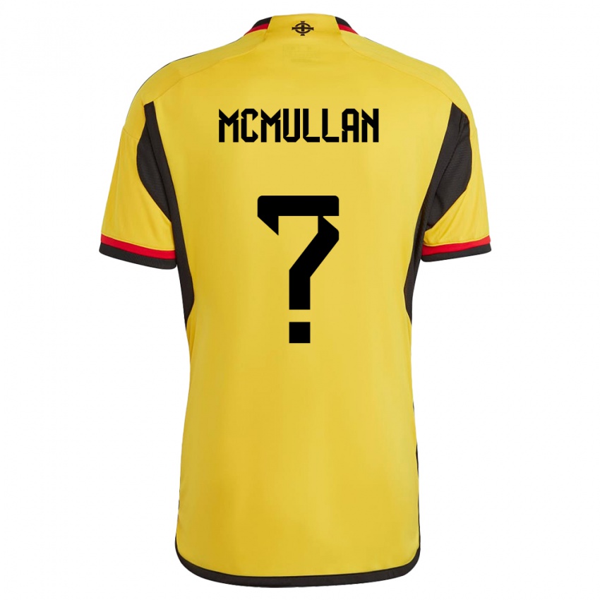 Niño Camiseta Irlanda Del Norte Stephen Mcmullan #0 Blanco 2ª Equipación 24-26 La Camisa Perú