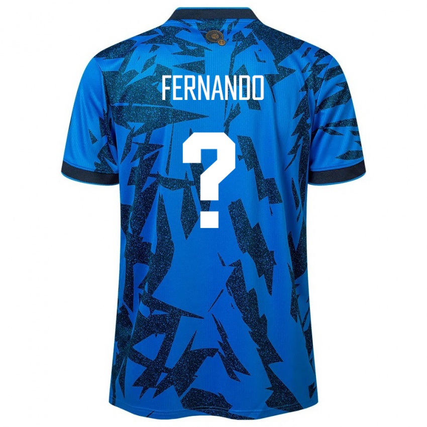 Hombre Camiseta El Salvador Fernando Sánchez #0 Azul 1ª Equipación 24-26 La Camisa Perú