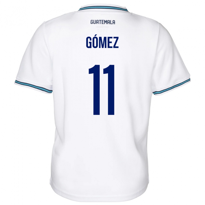 Hombre Camiseta Guatemala Savianna Gómez #11 Blanco 1ª Equipación 24-26 La Camisa Perú