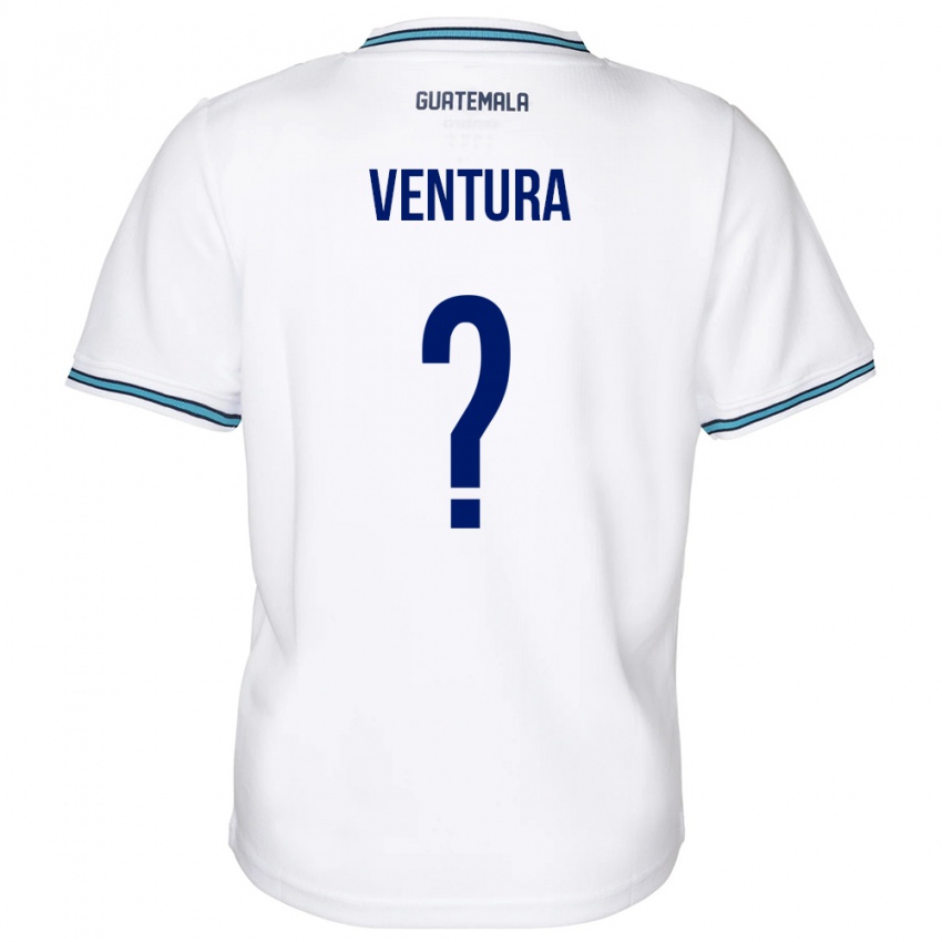 Hombre Camiseta Guatemala Lesly Ventura #0 Blanco 1ª Equipación 24-26 La Camisa Perú