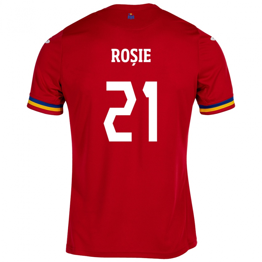 Hombre Camiseta Rumania Genoveva Roșie #21 Rojo 2ª Equipación 24-26 La Camisa Perú