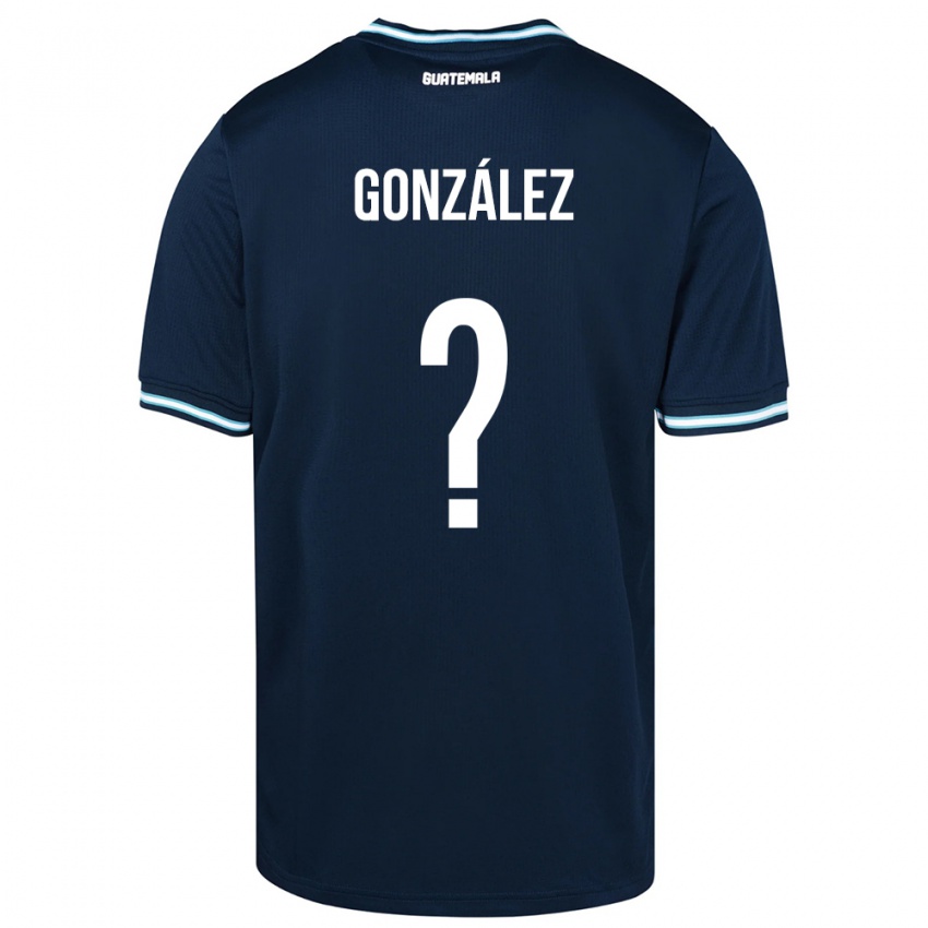 Hombre Camiseta Guatemala Erick González #0 Azul 2ª Equipación 24-26 La Camisa Perú