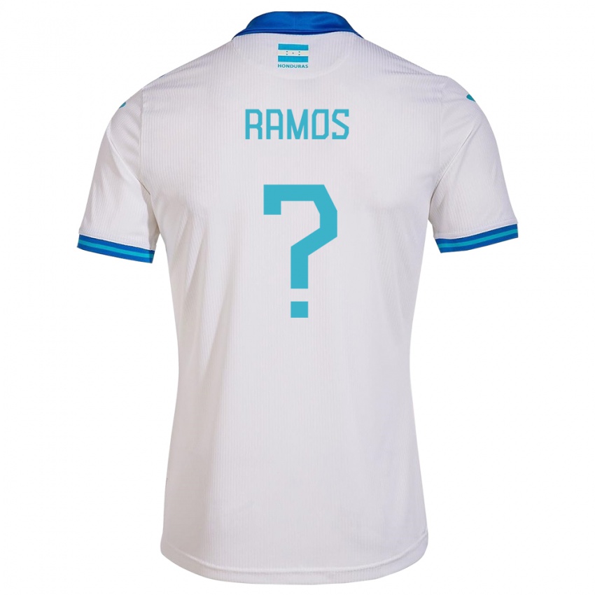 Mujer Camiseta Honduras Mayra Ramos #0 Blanco 1ª Equipación 24-26 La Camisa Perú