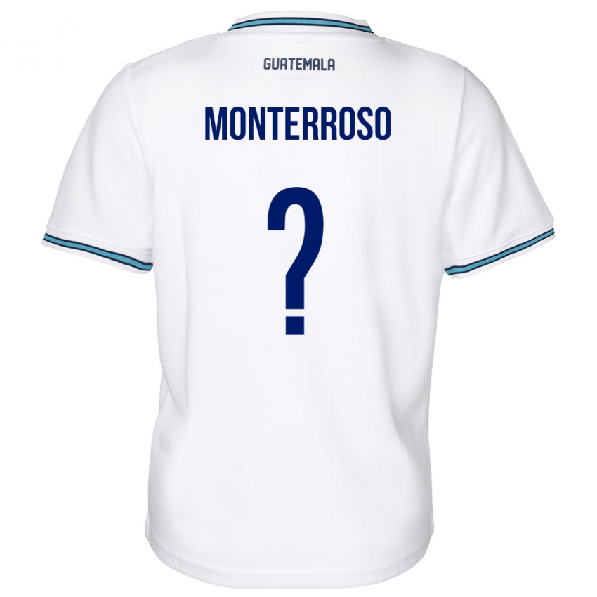 Mujer Camiseta Guatemala María Monterroso #0 Blanco 1ª Equipación 24-26 La Camisa Perú