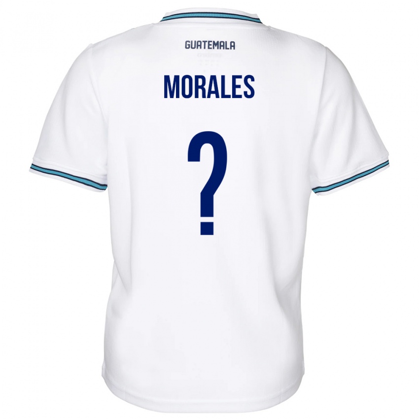 Mujer Camiseta Guatemala Karla Morales #0 Blanco 1ª Equipación 24-26 La Camisa Perú