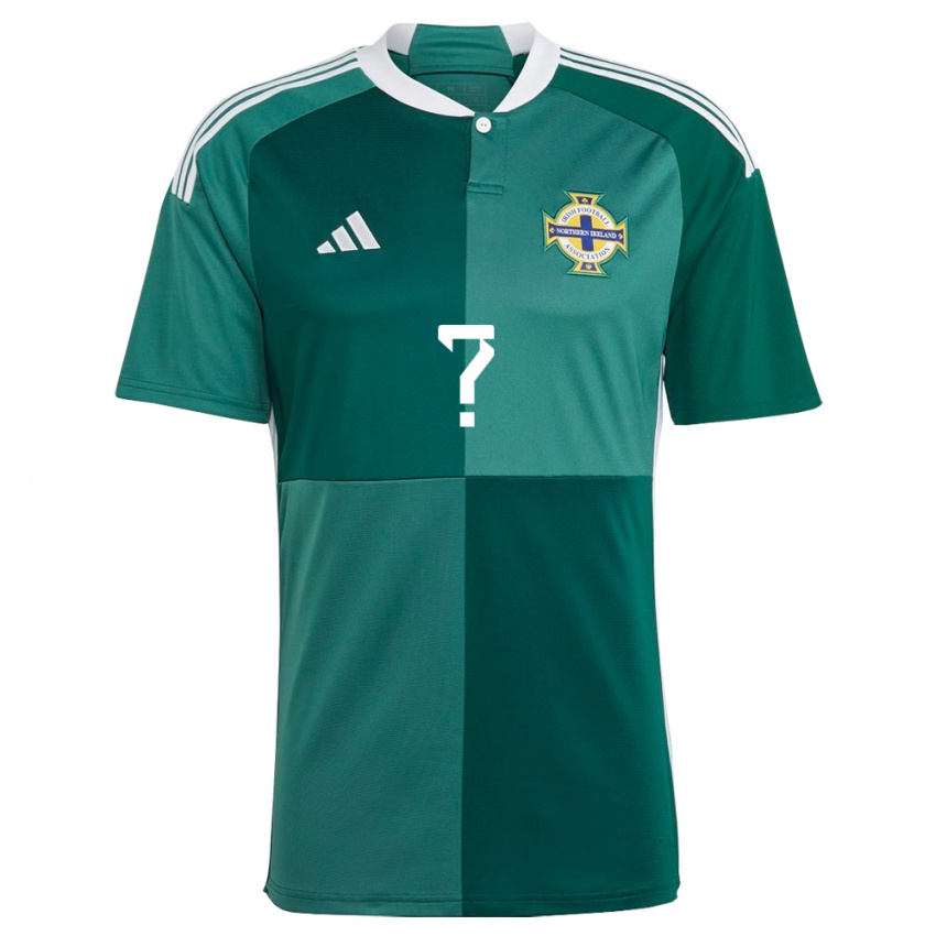 Mujer Camiseta Irlanda Del Norte Francis Turley #0 Verde 1ª Equipación 24-26 La Camisa Perú