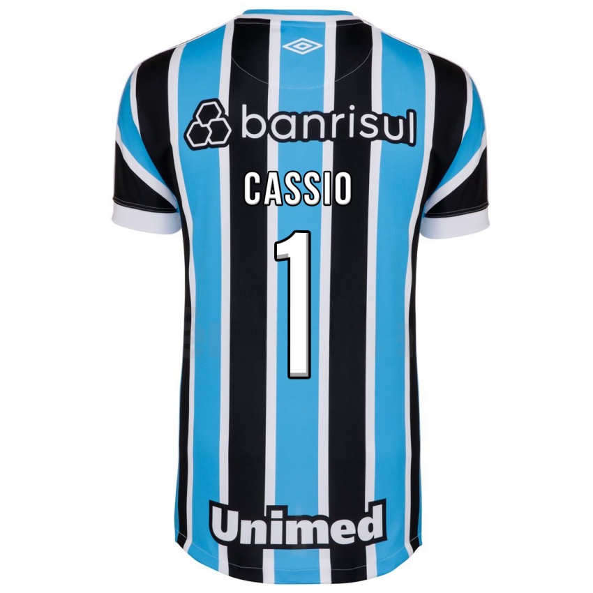 Niño Camiseta Cássio #1 Azul 1ª Equipación 2023/24 La Camisa Perú