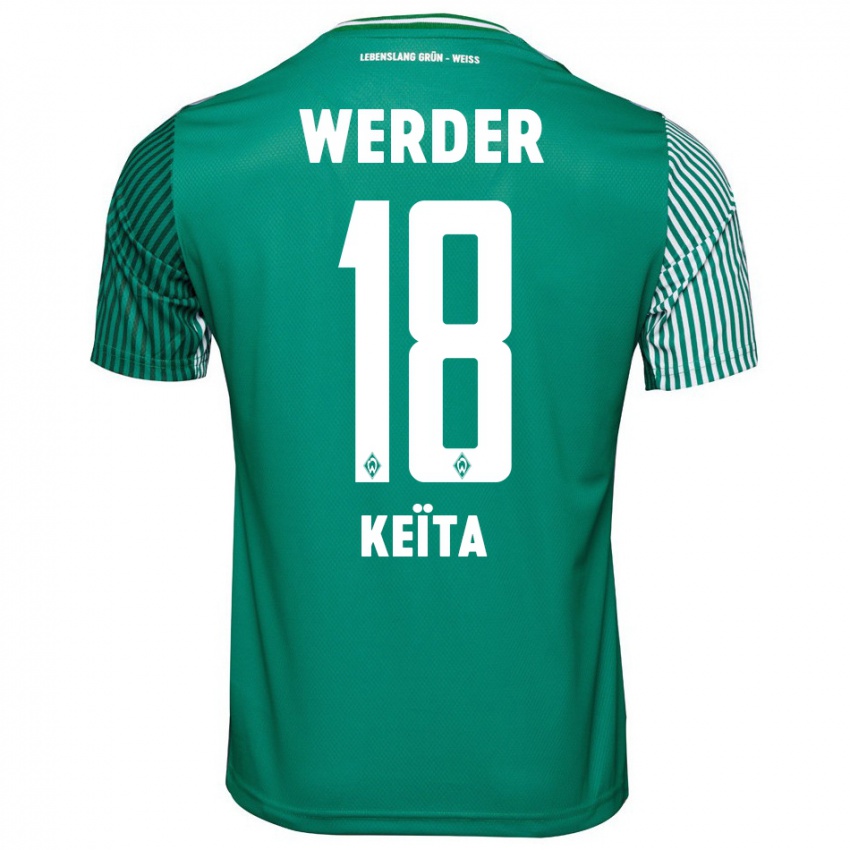 Niño Camiseta Naby Keïta #18 Verde 1ª Equipación 2023/24 La Camisa Perú